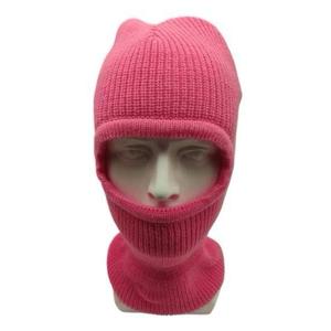 Cagoule tricotée rose unisexe, chapeau d'hiver de couleur unie, fait main en acrylique, pour l'extérieur, décontracté, taille adulte 56-58CM - Product Image 1