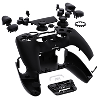 Coque de remplacement pour manette PS5 - Boîtier de protection avec ensemble complet d'accessoires de réparation des boutons