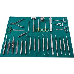 Kit de Cirugía Básica para Implantes Dentales, 27 Instrumentos Esenciales, Manual, Acero Inoxidable Alemán, Dentavex DC-DCK-6088, Certificado CE - Product Image 1
