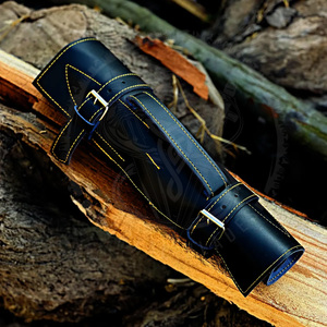 ชุดมีดเชฟเหล็กกล้าคาร์บอนสูงเซอร์เบียฟอร์จด้วยไฟ พร้อมโลโก้ฟรี มีดสับเนื้อ มีดแล่เนื้อ มีดเชฟสไตล์ไวกิ้ง สำหรับตั้งแคมป์และทำบาร์บีคิว - Product Image 6