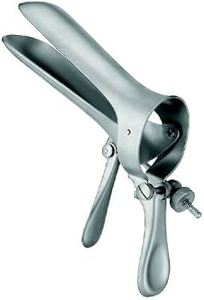 Speculum vaginal en acier inoxydable Graves avec tube d'évacuation des fumées, support pour échantillons chirurgicaux, instrument médical de classe II SSI-SS-0025 - Product Image 4