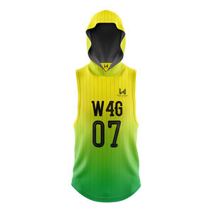 Maillots de football américain 7V7 7on7 personnalisés avec logo, sans manches, à capuche, imprimés par sublimation, en spandex/polyester, camouflage - Product Image 2