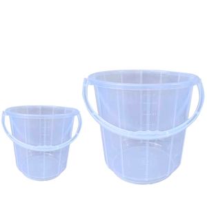 Cubo de Plástico PP Ecológico de 9L con Tapa y Asa |   Almacenamiento de Agua Multiusos de Alta Calidad para Limpieza del Hogar, Uso Alimentario y Utilidades - Product Image 1