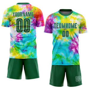 Custom Sublimation Soccer Jersey Uniform Set Breathable Purple <b>Flame</b> Design Quick Dry 100% Polyester Unisex Adult Teamwear Short - Product Image 1