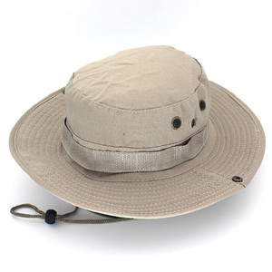 Sombrero Boonie de Ala Ancha al por Mayor, Transpirable, con Malla, Protección Solar, para Pesca, Senderismo, Safari, OEM, MOQ - Product Image 4