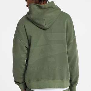 Sudaderas con Capucha Personalizadas OEM de Gran Tamaño, 100% Algodón de Alta Calidad, Corte Holgado, con Logotipo Personalizado - Product Image 2