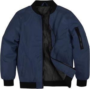 Chaqueta Bomber Unisex Casual de Satén para Primavera, Impermeable, Cortavientos, Transpirable, Bordada, Deportiva, Estilo Universitario, Personalizable, en Oferta - Product Image 1