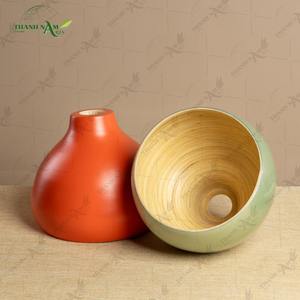 Pantalla de Lámpara de Bambú Tejida a Mano, Pantalla Colgante de Bambú Natural de Lujo para Iluminación Interior Premium - Product Image 6