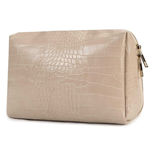 Wholesale Canvas Makeup Bag With logo Eco Friendly Cork Bag With Zipper Custom Natural Cork Cosmetic Bag Travel Gift Pouch - Product Image 1