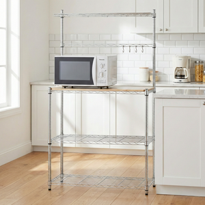 OFERTA: Estante Metálico de Almacenamiento para el Hogar, Estante de Alambre Funcional de 3 Niveles, Fabricante Taiwanés de Almacenamiento Doméstico, Modelo KCF04 - Product Image 1