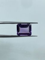Ametyste de qualité supérieure, pierre précieuse naturelle facettée carrée, 4,65 carats, 9x11mm, violet élégant, pour bague de mariée, prix de gros