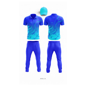 Breathable Polyester Sublimation <b>Cricket</b> Uniform Custom | Men Women Youth <b>Cricket</b> Wears Polo Shirt and Trouser Full Team Outfit - Product Image 6