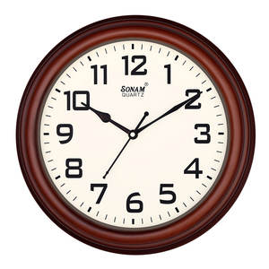 Horloge de bureau moderne de haute qualité avec mouvement silencieux et grands chiffres pour une lecture facile sur le mur, disponible à la vente - Product Image 2