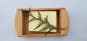 Wooden Butter Dish With Lid Natural Finish Butter <b>Storage</b> Container For <b>Kitchen</b> Dining Table Elegant Serveware From India - Product Image 5