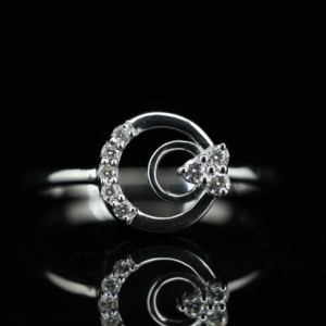 High Quality 925 Sterling Silver 18K Gold Plated 8x6mm Oval Shape <b>Ring</b> <b>CZ</b> Claw Setting for Certified Eco-Friendly Lead Nickel - Product Image 4