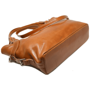 Sac fourre-tout classique en cuir véritable pour femme, fermeture éclair, couleur unie, sac à bandoulière quotidien, doublure en polyester, portable - Product Image 4