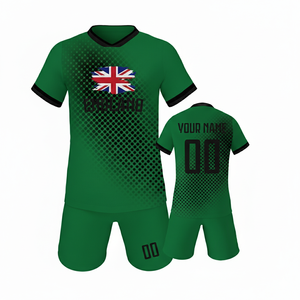 Uniforme de Fútbol con Sublimación Completa y Logotipo Personalizado, Uniforme de Fútbol Transpirable con Sublimación Personalizada, Manga Corta, Secado Rápido - Product Image 4