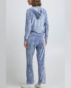 Conjuntos de Jogger de lana de 3 piezas informales para mujer, chándal de mujer con estampado sólido personalizado, características de maternidad - Product Image 3