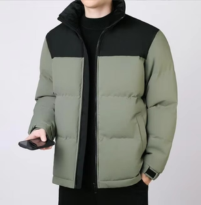 Veste élégante pour homme à col montant, épaisse, rembourrée en coton, chaude, d'hiver, coupe-vent, confortable, séchage rapide, personnalisable - Product Image 1