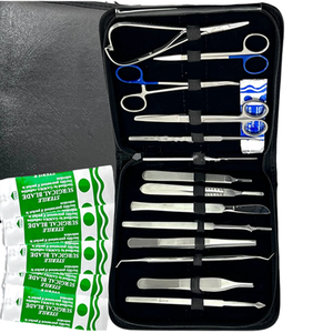 Nouvel ensemble de chirurgie mineure de 34 pièces avec étui, kit d'instruments chirurgicaux en acier inoxydable, outils médicaux professionnels ProSetMax - Product Image 5