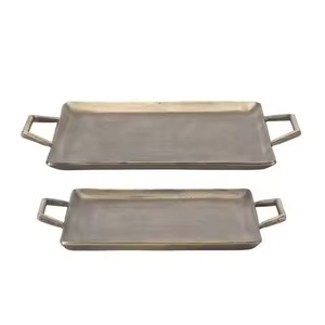 Modern Style Metal Chocolate Tray Stainless Steel Dessert Serving Tray Candy <b>Display</b> Plate Kitchen Dining <b>Table</b> Use - Product Image 3