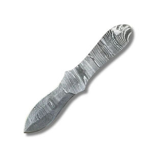 Couteau d'extérieur multifonctionnel Burraq CCustom fait main en acier Damas, motif goutte de pluie, 7,5 pouces, cadeau idéal, OEM - Product Image 4