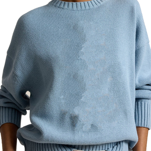 Pull en coton surdimensionné personnalisé pour femme, motif ours, tricot intarsia épais, col rond brodé, logo frontal, OEM - Product Image 5