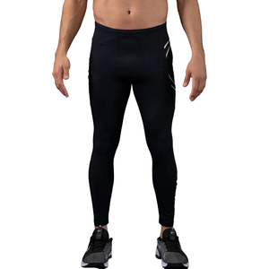 Wholesale Compression Pants Men's High Quality <b>Elastic</b> Long Pants Breathable Seamless Compression Leggings for Sports Pants - Product Image 1
