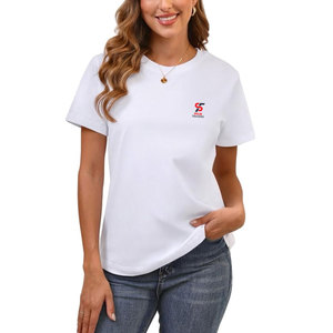 T-shirt de sport extensible de qualité supérieure pour femme, manches courtes, couleurs vives, idéal pour la course et l'entraînement - Product Image 1