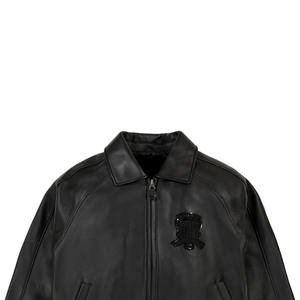 Meilleur prix, veste en cuir pour homme Avirex, veste d'hiver haut de gamme, cuir véritable, coupe-vent, imperméable, teinture unie, toutes tailles disponibles - Product Image 4