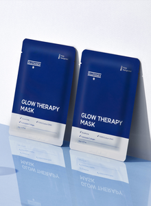 Masques en feuille hydratants éclaircissants Glow Therapy avec acide hyaluronique pour peaux sèches et grasses, usage facial, 5 pièces - Product Image 4