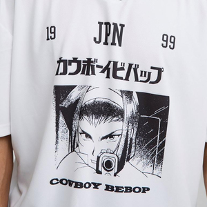 เสื้อยืดทรงบ็อกซี่ แขนสั้น พิมพ์ลาย สไตล์ลำลอง สตรีทแวร์ ผ้าฝ้าย ทรงหลวม โอเวอร์ไซส์ สำหรับผู้ชาย - Product Image 6