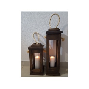 Farol de Madera para Decoración de Bodas Rústicas, Centros de Mesa, Decoración Festiva y Ambiente del Hogar - Product Image 6