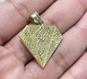 จี้ห้อยคอแบบกำหนดเอง ชุบทอง 14K ประดับเพชรโมอิสซาไนต์ VVS  ของขวัญสำหรับทุกเพศ สไตล์ฮิปฮอป เครื่องประดับคลาสสิก - Product Image 3