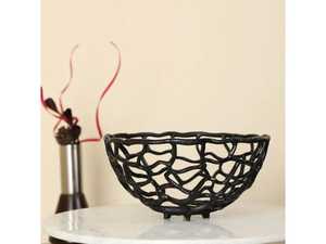 Bol de service en métal minimaliste moderne Jaffsexports Jf121, finition polie, intérieur noir, passe au lave-vaisselle, pour usage domestique - Product Image 6