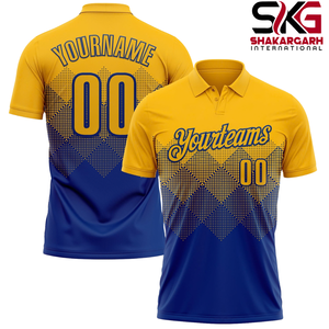 เสื้อโปโลแบบไล่เฉดสีสำหรับกีฬา  ชุดยูนิฟอร์มทีมแบบกำหนดเองได้  เสื้อกีฬาแขนสั้นสำหรับกอล์ฟ โบว์ลิ่ง เทนนิส - Product Image 6
