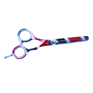 Tijeras de entresacar de 30 cm con recubrimiento en polvo, calidad premium para corte de cabello, personalización de marca, MOQ bajo, uso en formación, ligeras - Product Image 1