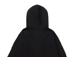 Sweat-shirt à capuche de luxe épais avec impression en relief, en coton premium, personnalisable, pour un style décontracté et urbain - Product Image 1
