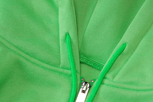 Sudadera corta con capucha y cremallera con estampado de cordón para mujer, suéter deportivo informal de invierno 2025 - Product Image 6