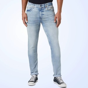 Nouveau OEM ODM Meilleur Jean en denim délavé et déchiré pour homme, tricoté droit, style streetwear décontracté, personnalisable, avec motifs diamants, hiver 100% - Product Image 6