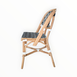 เก้าอี้บิสโทรยอดนิยมสำหรับร้านกาแฟ ร้านอาหาร พื้นที่สาธารณะในที่พักอาศัย - หวายสังเคราะห์ถักทออย่างดี รับประกันการถักทอ 3 ปี - Product Image 3