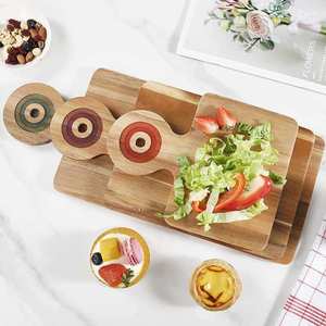Handmade Hardwood Eco-Friendly Rectangle Chopping Board & Serving Tray-Rustic Design for Dining Room and Thanksgiving - Product Image 4