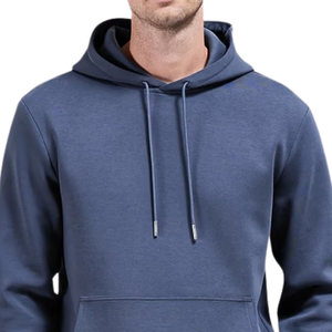 Sweat-shirt à capuche décontracté pour homme, coupe ample, doux, à manches longues, avec poche avant, vêtements en gros - Product Image 4