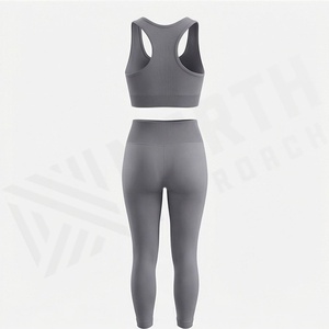 Leggings de Yoga para Mujer, Talla Grande, Cómodos, Sólidos, hasta la Rodilla, con Detalles Frontales, Ropa Deportiva para Gimnasio y Fitness - Product Image 2