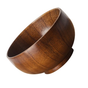 Bandeja para servir masa de madera de acacia de alta calidad Bandeja desechable redonda única para el hogar Hotel Restaurante Uso Tazones de masa caliente-Venta al por mayor - Product Image 4