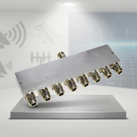 Diviseur de puissance réactif 8 voies, diviseur de puissance RF 0,1-1,3 GHz, séparateur de puissance coaxial de type N 50 ohms pour la distribution de signal RF