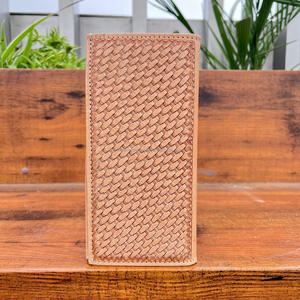 New Hand Tooled Leather <b>Wallet</b> for Men Western Cowboy Floral Design Genuine Leather Multi <b>Card</b> & Cash <b>Holder</b> Long Bifold <b>Wallet</b> - Product Image 5