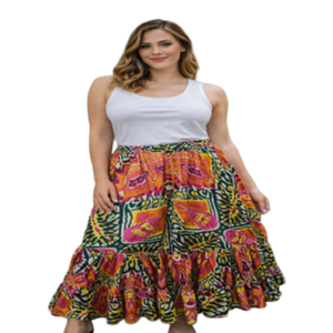 Falda de Poliéster para Mujer, Ligera, Cómoda, Informal, al Mejor Precio - Product Image 1