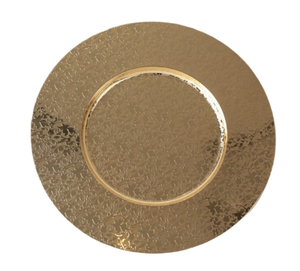 Round Metal <b>Decorative</b> <b>Plate</b> With Engraved Plant Pattern Traditional Style Handmade Charger <b>Plate</b> for Wedding Table Setting - Product Image 6