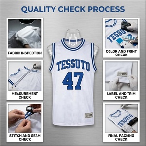 Camiseta de Baloncesto Personalizada sin Mangas, con Malla, Impresión Frontal, 180 GSM, Poliéster Anti-UV, Transpirable, para Equipos, Venta al Por Mayor, Marca Privada - Product Image 4